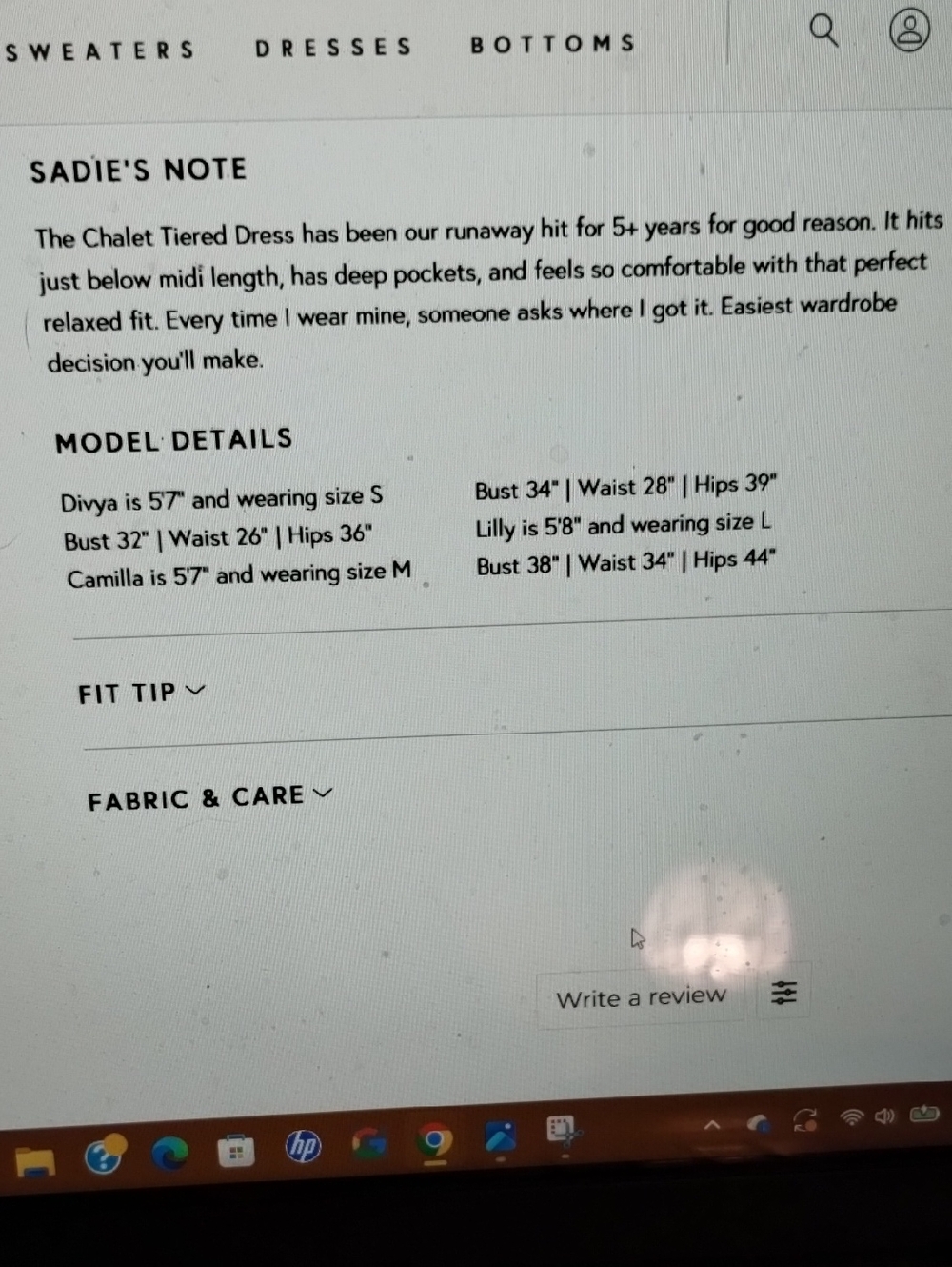 Tradlands NWT Linen Chalet Tiered Dress Misty Blue Gingham S - Picture 6 of 10